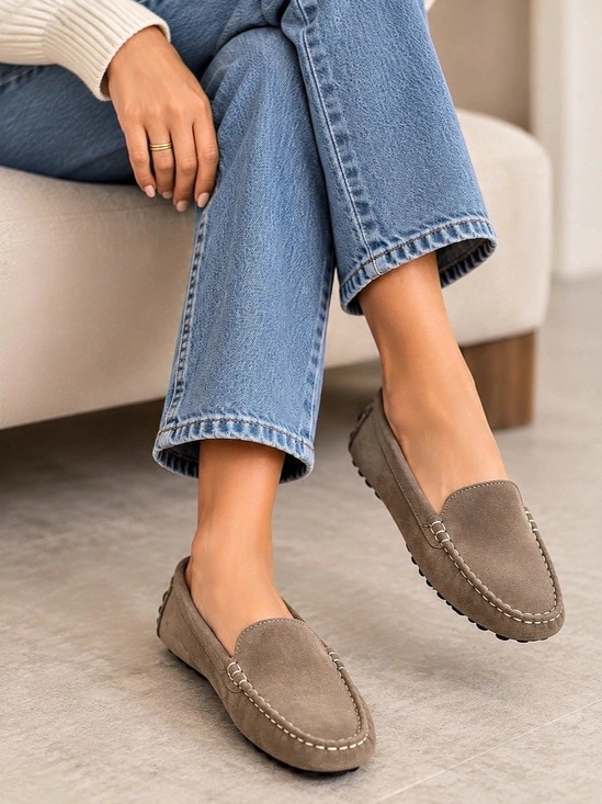 Quince Shoes - Quince Suede Driver Loafer Suede Loafers